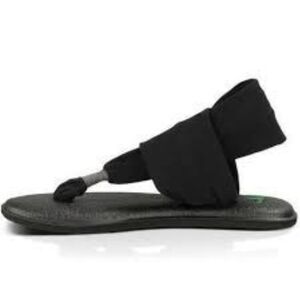 Sanuk Yoga Women Sling 2 Thong Flats flip flop sandals shoes sz 7